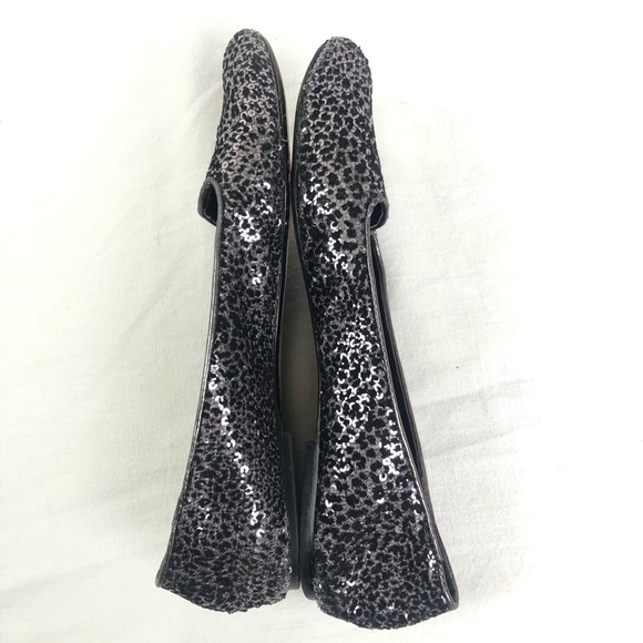Sequin Nine West Flats Black Women’s size 6.5 - Picture 7 of 8